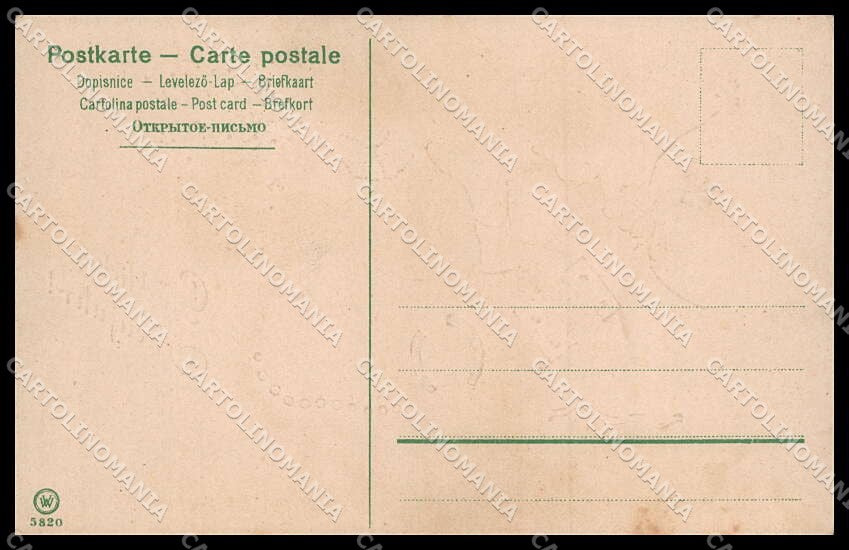 Illustratori Artist Signed Children Luck serie 5820 cartolina ZG7449 – retro