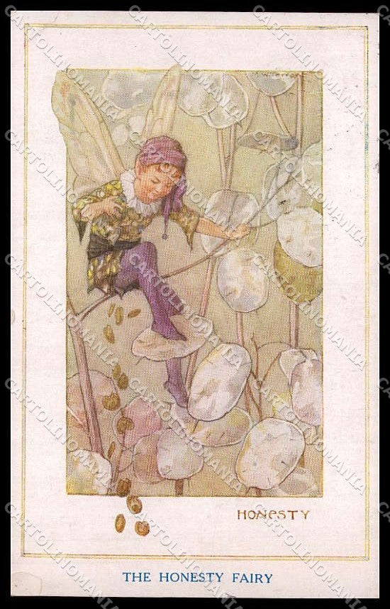 Illustratori Artist Signed M. W. Tarrant The Honesty Fairy cartolina ZG7456 – fronte