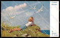 Illustratori Artist Signed M. W. Tarrant Girl Summer Dreams cartolina ZG7458 – fronte