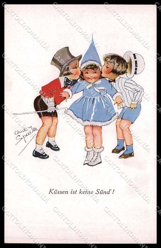 Illustratori Artist Signed Chicky Spark Children serie 1156 cartolina ZG7489 – fronte