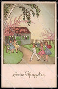 Illustratori Artist Signed Inge Schott ? Children Pittius Published pc ZG7493 – fronte