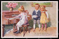 Illustratori Artist Signed Karl Feiertag Children Piano BKWI 189-1 pc ZG7509 – fronte
