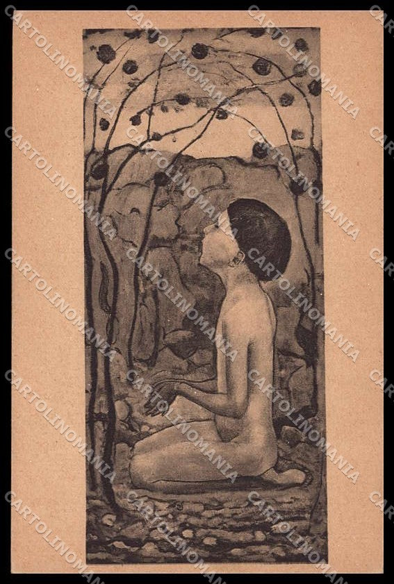 Illustratori Artist Signed Ferd Hodler Boy cartolina ZG7529 – fronte