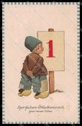 Illustratori Artist Signed Dutch Boy New year MSiB 1024 cartolina ZG7544 – fronte