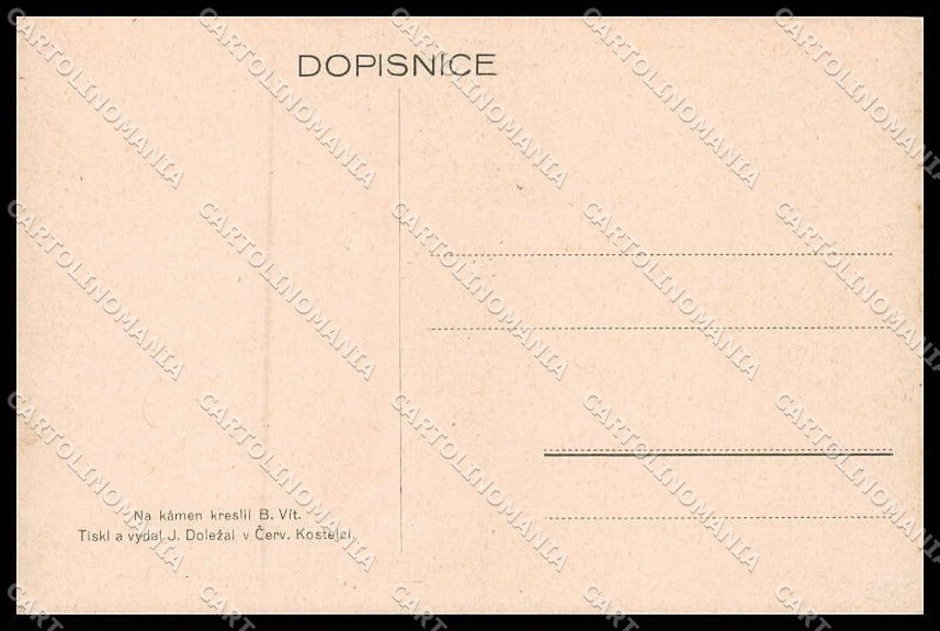 Illustratori Artist Signed B. Vit. Boy 1918 cartolina ZG7545 – retro