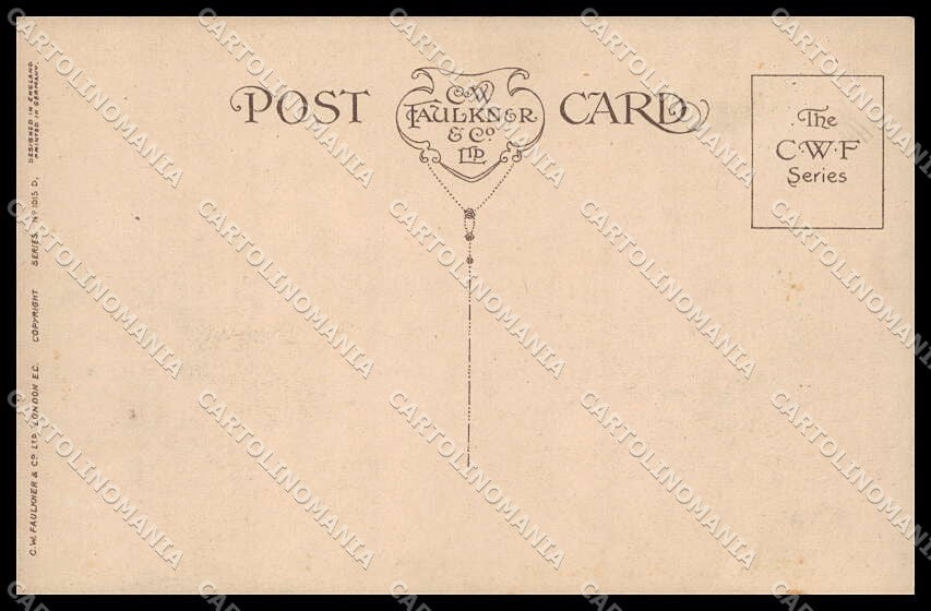 Illustratori Artist Signed IMJ Children Faulkner serie 1015 cartolina ZG7565 – retro