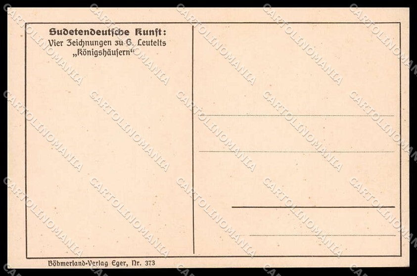 Illustratori Artist Signed Richard Felgenhauer Johannisfeuer FalÃ² pc ZG7576 – retro