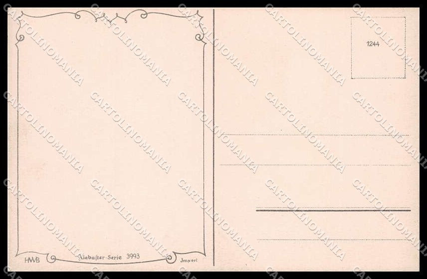 Illustratori Artist Signed H. Petersen Lady HWB serie 3993 cartolina ZG7587 – retro
