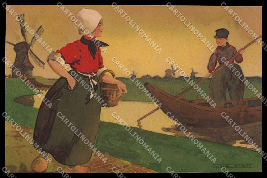 Illustratori Artist Signed Will Owen Dutch Girl Maissner Buch 1979 pc ZG7607 – fronte