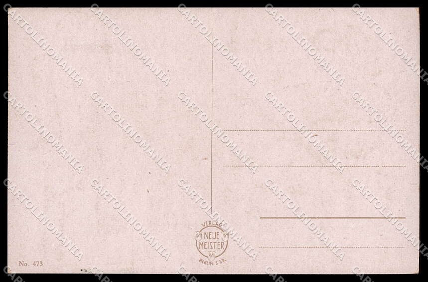 Illustratori Artist Signed Children Neue Meister serie 473 cartolina ZG7613 – retro
