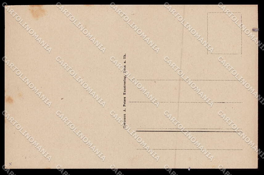 Illustratori Artist Signed Hermann Kaulbach Boy Book cartolina ZG7622 – retro