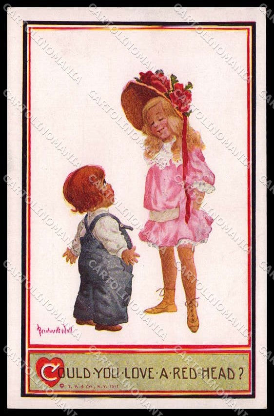 Illustratori Artist Signed Bernhardt Wall Children serie 799-2 cartolina ZG7630 – fronte