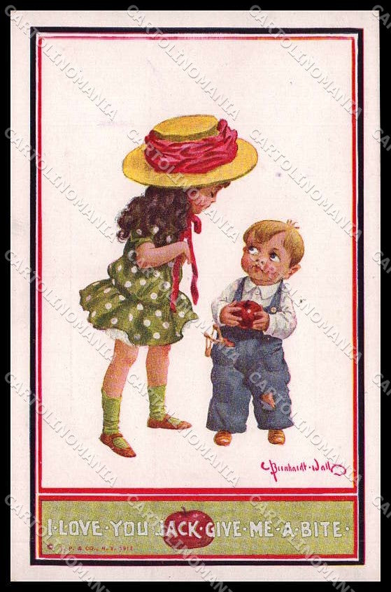 Illustratori Artist Signed Bernhardt Wall Children serie 799-5 cartolina ZG7631 – fronte