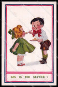 Illustratori Artist Signed Bernhardt Wall ? Children serie 799-11 pc ZG7632 – fronte