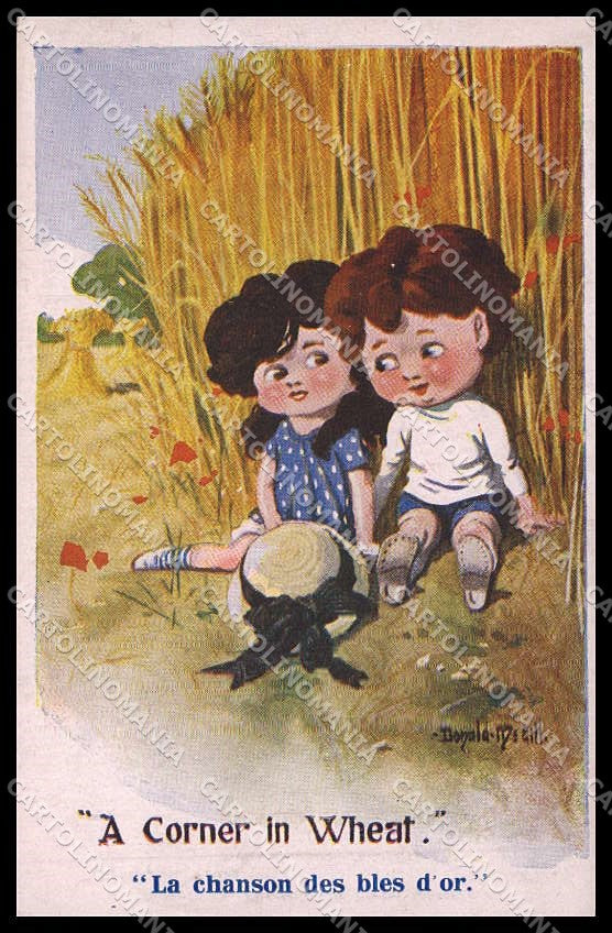 Illustratori Artist Signed Donald Mc Gill Children serie 1457 cartolina ZG7635 – fronte