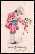 Illustratori Artist Signed Hannes Petersen Boy serie 107 cartolina ZG7643 – fronte