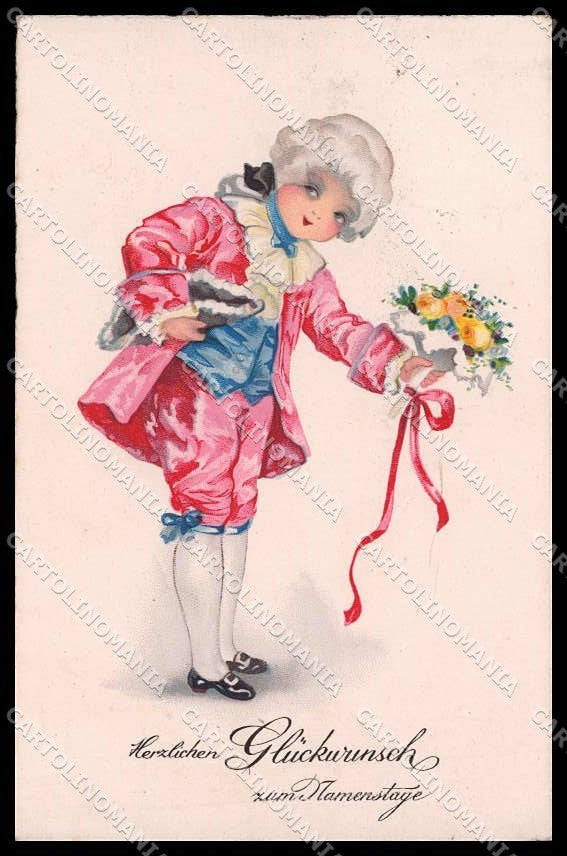 Illustratori Artist Signed Hannes Petersen Boy serie 107 cartolina ZG7643 – fronte