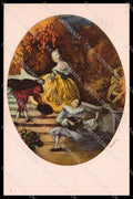 Illustratori Artist Signed Pontoy Lady Pierrot Italien Gravur 1965 pc ZG7652 – fronte