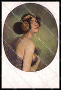 Illustratori Artist Signed C. von Pausinger Salome Lady cartolina ZG7676 – fronte