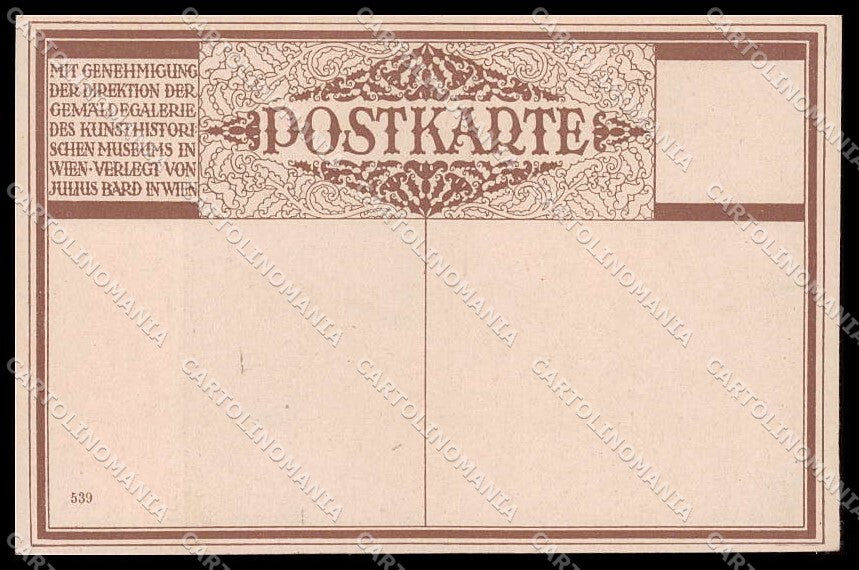 Illustratori Artist Signed Fuger Lady serie 539 cartolina ZG7690 – retro