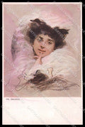 Illustratori Artist Signed Zmurko Lady serie 357 cartolina ZG7695 – fronte