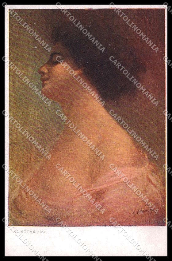 Illustratori Artist Signed V. Kotas Lady serie 625-1 cartolina ZG7696 – fronte