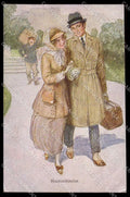 Artist Signed Schutz ? Romantic Couple BKWI 117-1 WRINKLES cartolina ZG7697 – fronte