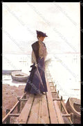 Illustratori Artist Signed E. Van Goethen Lady Tuck serie 9048 cartolina ZG7698 – fronte