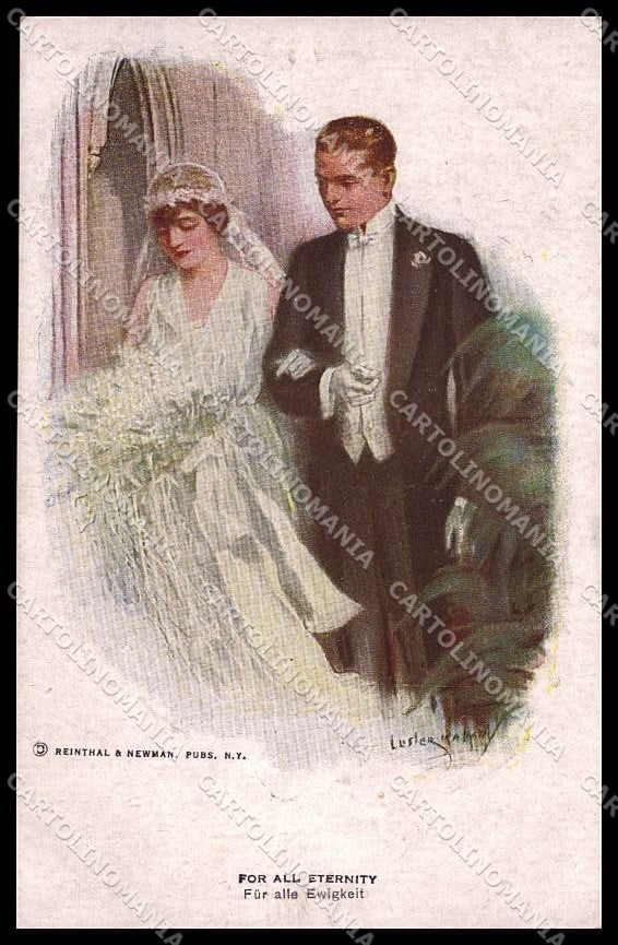 Illustratori Artist Signed Lester Ralph Lady For All Eternity 816 pc ZG7700 – fronte