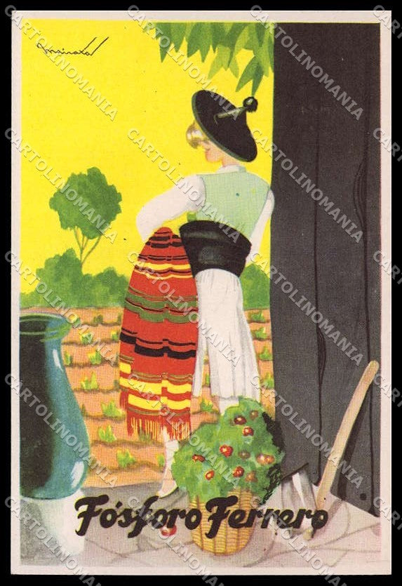 Illustratori Artist Signed Mairaxa Fosforo Ferrero Advertising Murcia pc ZG7706 – fronte