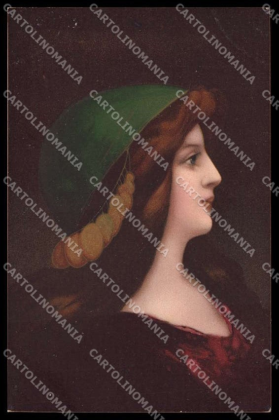 Illustratori Artist Signed Asti ? Lady Maissner Buch 1711 cartolina ZG7712 – fronte