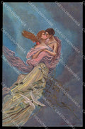 Illustratori Artist Signed Romantic Couple serie 1984 cartolina ZG7718 – fronte