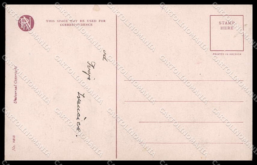 Illustratori Artist Signed H. Fisher Lady Marriage Reinthal 188 cartolina ZG7723 – retro