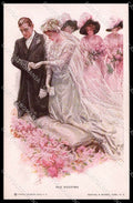 Illustratori Artist Signed H. Fisher Lady Marriage Reinthal 188 cartolina ZG7724 – fronte