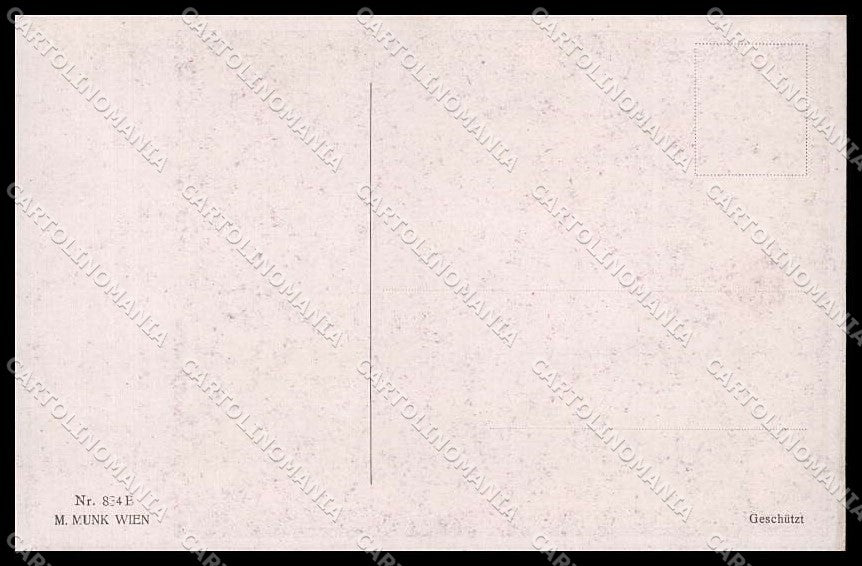 Artist Signed Clarence Underwood Romantic Couple M M Vienne 834B pc ZG7725 – retro