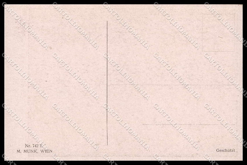 Artist Signed Clarence Underwood Romantic Couple M M Vienne 742E pc ZG7726 – retro