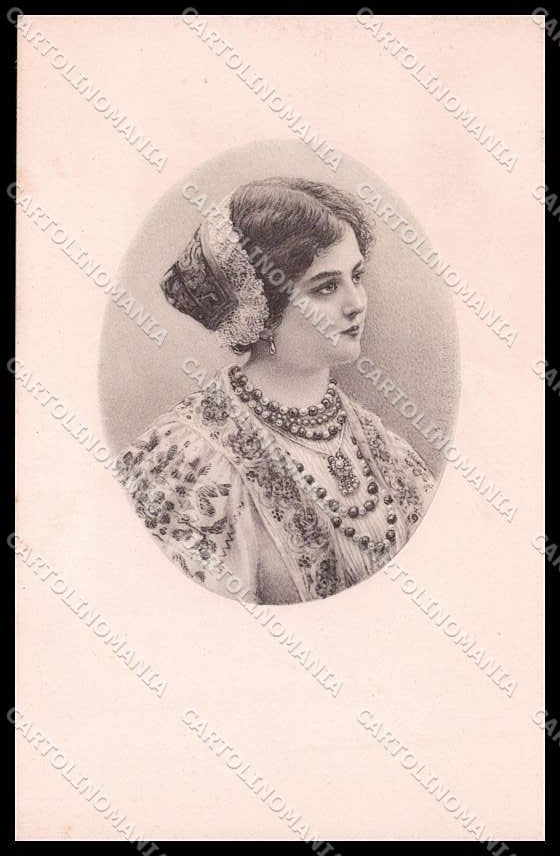 Illustratori Artist Signed Lady Viennoise Mary Mill serie 1247 cartolina ZG7733 – fronte