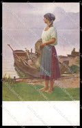 Illustratori Artist Signed Lady Lake serie 21012 cartolina ZG7738 – fronte