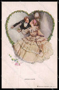Artist Signed Harrison Fisher Lady Undue Haste Reinthal 193 pc ZG7739 – fronte