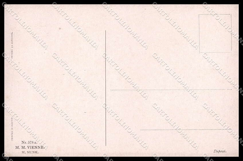 Illustratori Artist Signed R. Bennett Romantic Couple M M Vienne 578a pc ZG7746 – retro