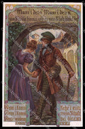 Illustratori Artist Signed Romantic Couple cartolina ZG7752 – fronte
