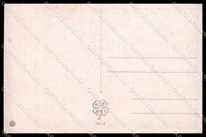 Illustratori Artist Signed C.V. Muttich Lady serie 258-6 cartolina ZG7755 – retro