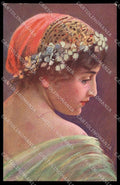 Illustratori Artist Signed C.V. Muttich Lady serie 560 cartolina ZG7756 – fronte