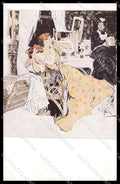 Artist Signed Reznicek Lady Jugend serie XV 3 CORNER CREASED pc ZG7760 – fronte