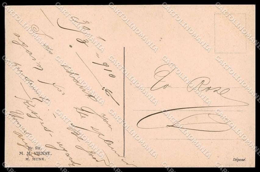 Illustratori Artist Signed P. Ebner Children Easter MM Vienne 511 pc ZG7769 – retro