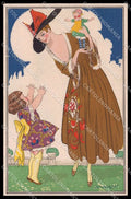 Illustratori Artist Signed Mauzan Lady Girl serie 15-5 cartolina ZG7771 – fronte