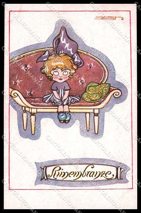 Illustratori Artist Signed Sgrilli Girl serie 100 cartolina ZG7783 – fronte