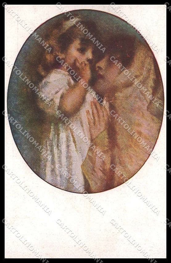 Artist Signed T. Cremona Lady Ars Minima Pro Soldati Ciechi WW1 pc ZG7787 – fronte