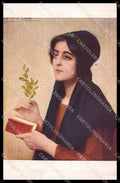 Illustratori Artist Signed G. De Cool Lady Salon de Paris cartolina ZG7788 – fronte