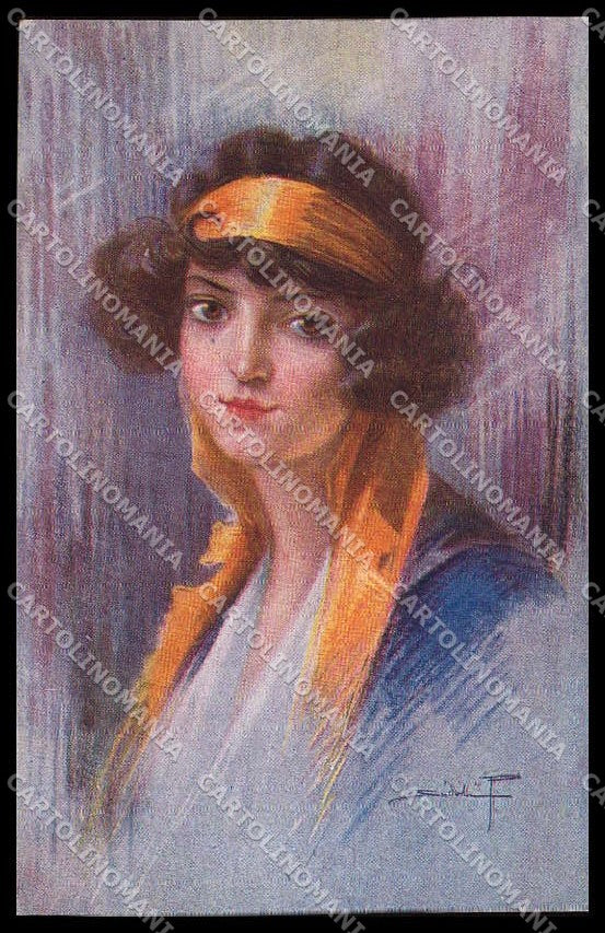 Illustratori Artist Signed Sidolfi Fashion Lady serie 3324-1 cartolina ZG7799 – fronte